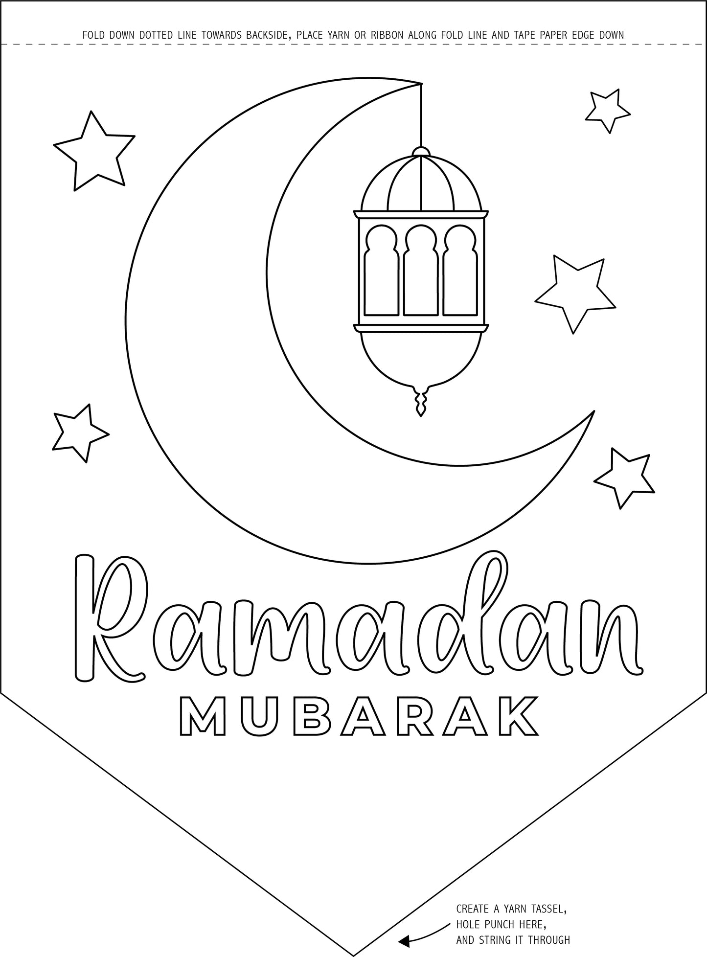 DIY Ramadan Banner