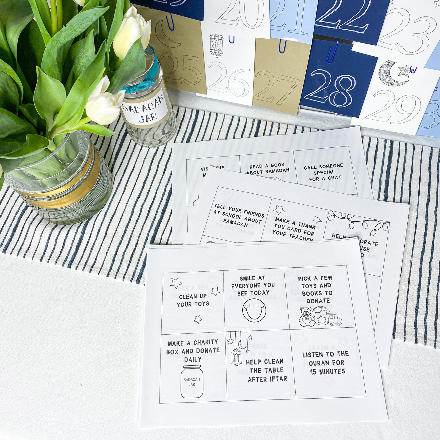 DIY Advent Calendar Inserts