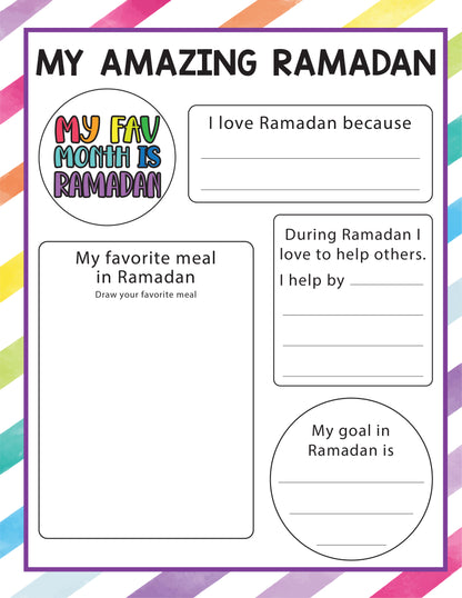 Kids Ramadan Checklist