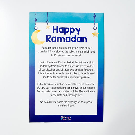 Happy Ramadan & Dua/Dhikr Cards (15 pack)
