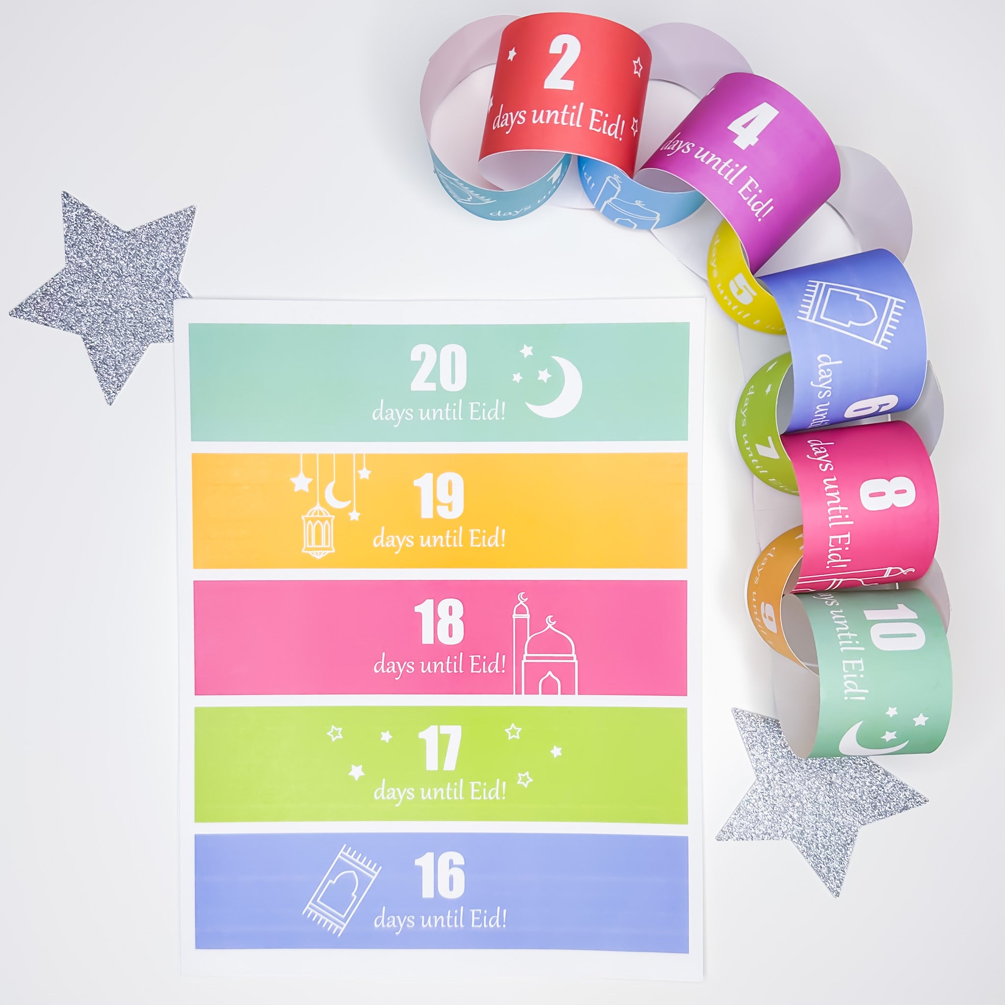 Eid Paper Eid Paper Chain Countdown – Mubarak Paper Co.