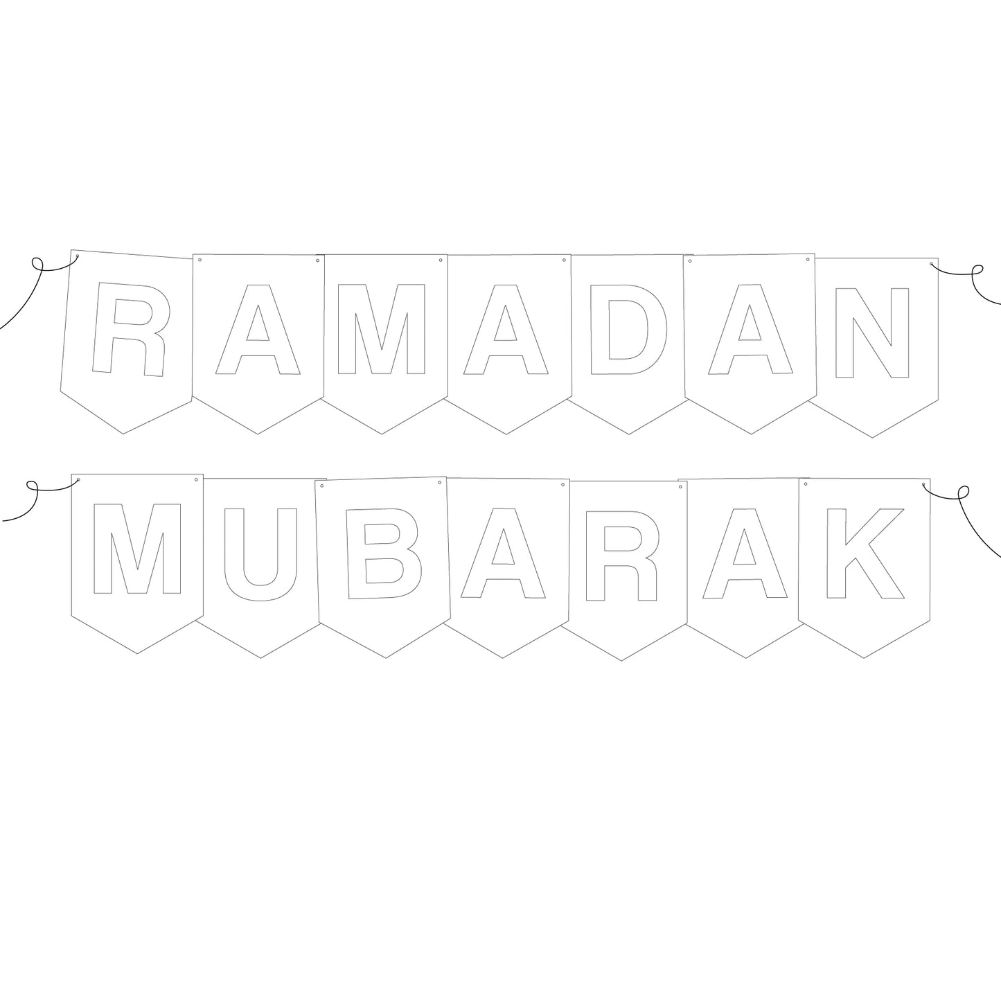 DIY Ramadan Wall Banner