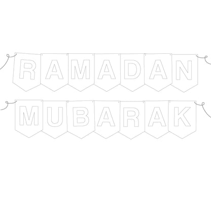 DIY Ramadan Wall Banner