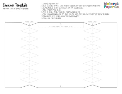 DIY Eid Crackers Template